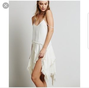 LIKE NEW: Free people tattered slip dress